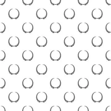 Glory wreath pattern seamless vector Stockillustratie