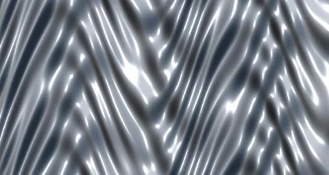 Glossy 3D chrome wave surface 스톡 일러스트