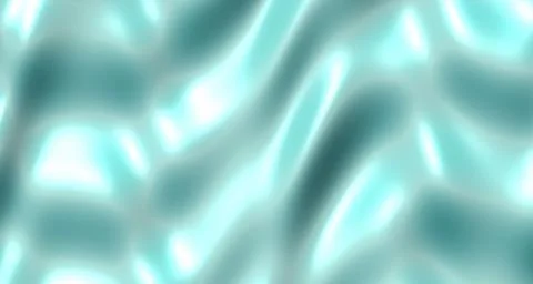 Glossy 3D ocean teal wave Stock Illustration