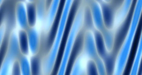 Glossy 3D rendered wave surface with neon blue tones 스톡 일러스트