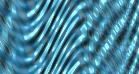 Glossy 3D rendered wave surface with light blue tones Stock Illustration