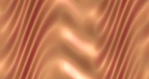 Glossy 3D rendered wave surface with warm terracotta tones Stock Illustration