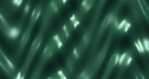 Glossy 3D rendered wave surface with deep forest green tones Stock Illustration
