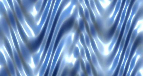 Glossy 3D rendered wave surface with light blue tones 스톡 일러스트