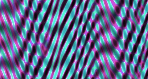 Glossy 3D rendered wave surface with neon glow 스톡 일러스트