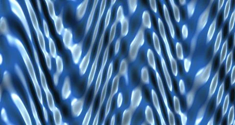 Glossy 3D wave surface with light blue tones Stock Illustration
