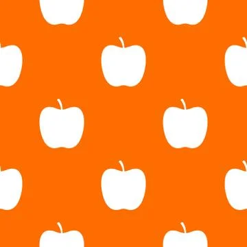Glossy apple pattern seamless Stockillustratie