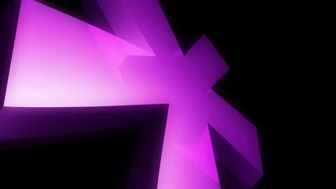 Glossy asterisk symbol Stock Footage 94944932