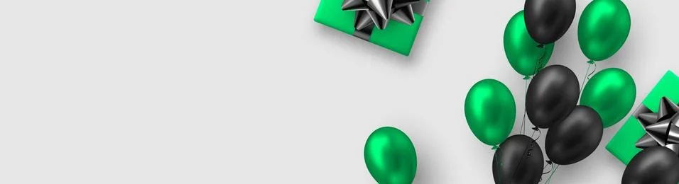 Glossy balloons background. Stock Illustration