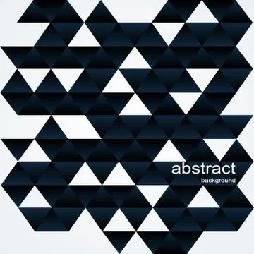 Glossy Black Geometric Background Stock Illustration