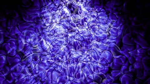 Glossy Blobs Reaching for the Light 4K Loop Video stock 320321709