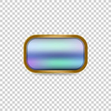 Glossy blur button icon shape graphic isolated Illustrazione stock