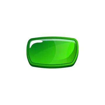 Glossy button game ui element. Stock Illustration