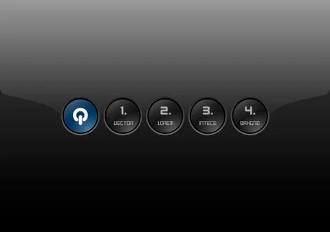 Glossy buttons Stock Illustration