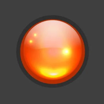 Glossy circle button for your design イラスト素材