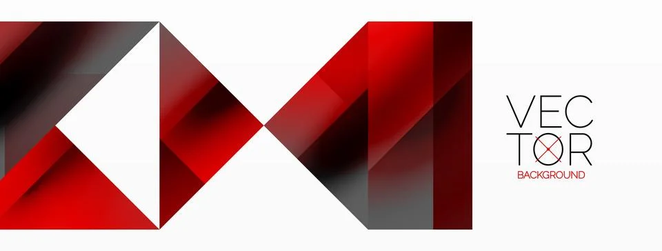 Glossy circle, square, triangle shapes minimalist geometric backdrop. Sleek イラスト素材