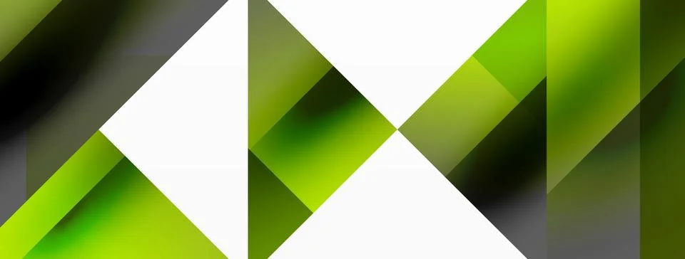 Glossy circle, square, triangle shapes minimalist geometric backdrop. Sleek 库存插图