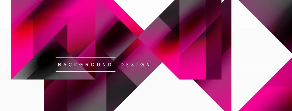 Glossy circle, square, triangle shapes minimalist geometric backdrop. Sleek イラスト素材