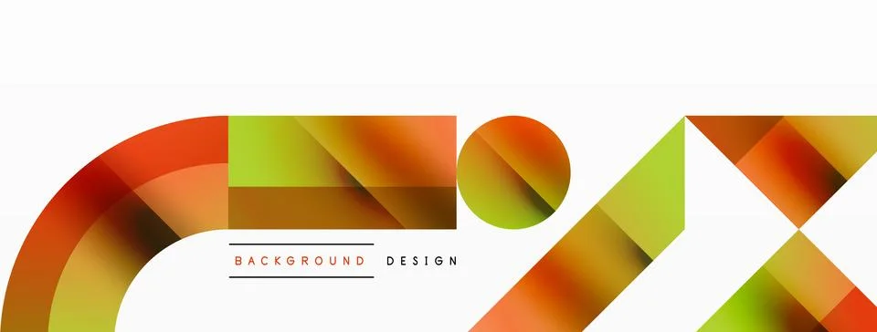 Glossy circle, square, triangle shapes minimalist geometric backdrop. Sleek 스톡 일러스트