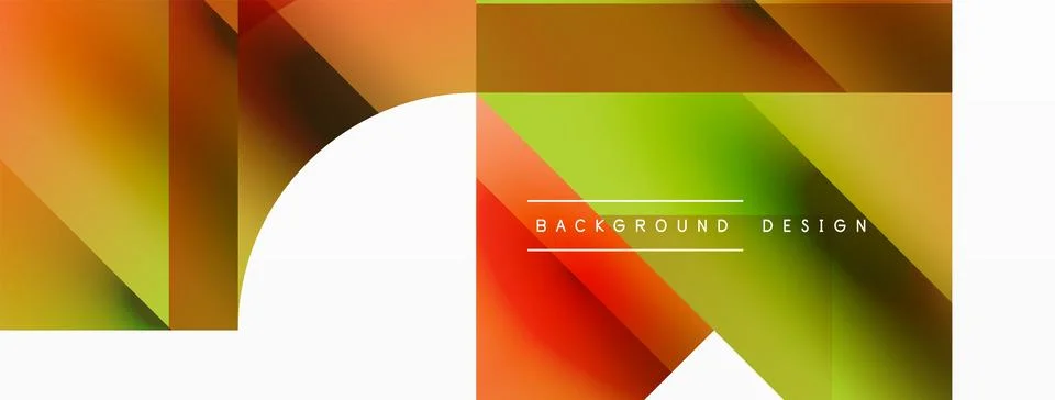Glossy circle, square, triangle shapes minimalist geometric backdrop. Sleek 库存插图