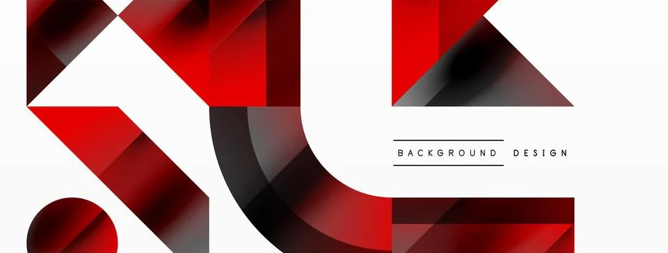 Glossy circle, square, triangle shapes minimalist geometric backdrop. Sleek 스톡 일러스트
