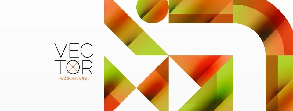 Glossy circle, square, triangle shapes minimalist geometric backdrop. Sleek イラスト素材