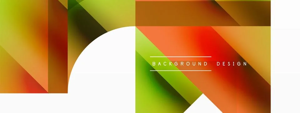 Glossy circle, square, triangle shapes minimalist geometric backdrop. Sleek 库存插图