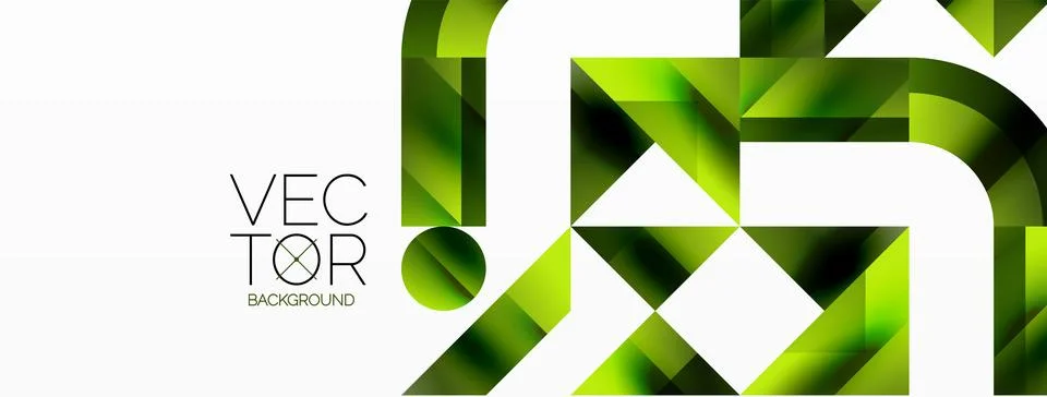Glossy circle, square, triangle shapes minimalist geometric backdrop. Sleek イラスト素材