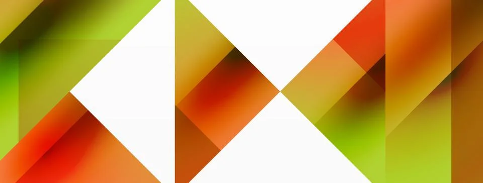 Glossy circle, square, triangle shapes minimalist geometric backdrop. Sleek 库存插图