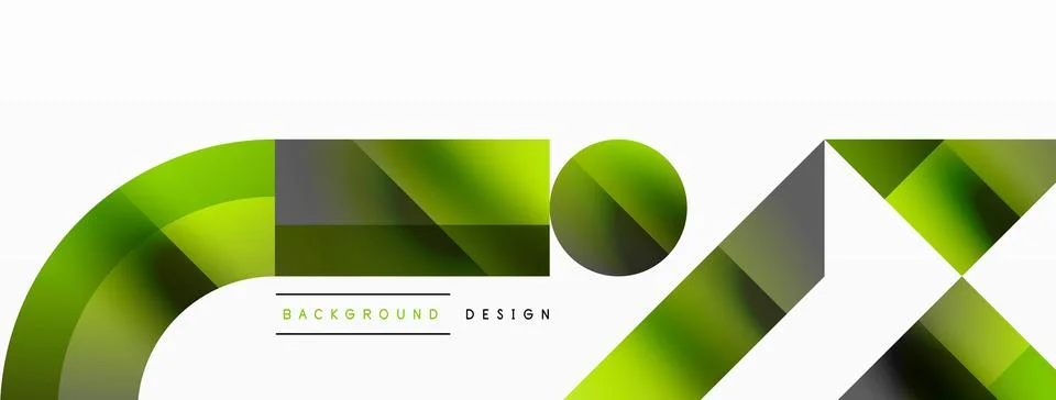 Glossy circle, square, triangle shapes minimalist geometric backdrop. Sleek 스톡 일러스트