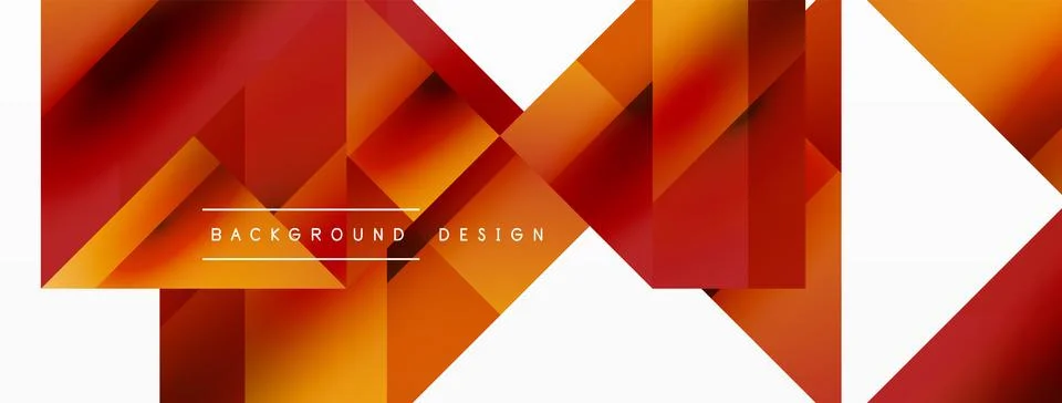 Glossy circle, square, triangle shapes minimalist geometric backdrop. Sleek 库存插图