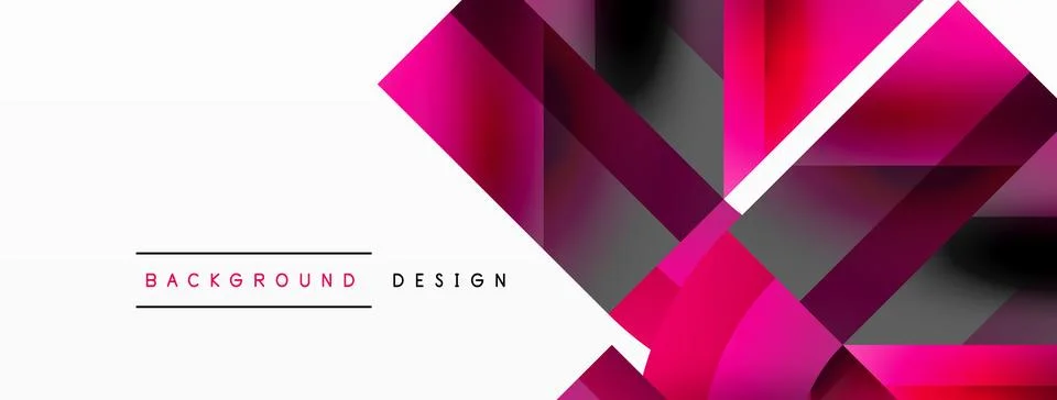 Glossy circle, square, triangle shapes minimalist geometric backdrop. Sleek 스톡 일러스트