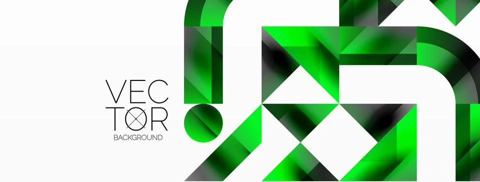 Glossy circle, square, triangle shapes minimalist geometric backdrop. Sleek イラスト素材