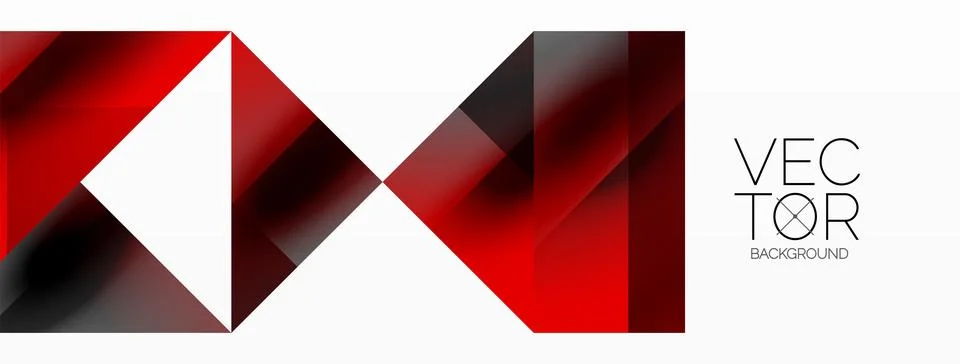 Glossy circle, square, triangle shapes minimalist geometric backdrop. Sleek イラスト素材