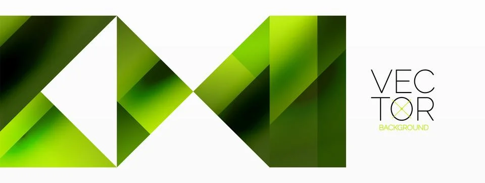Glossy circle, square, triangle shapes minimalist geometric backdrop. Sleek Illustrazione stock
