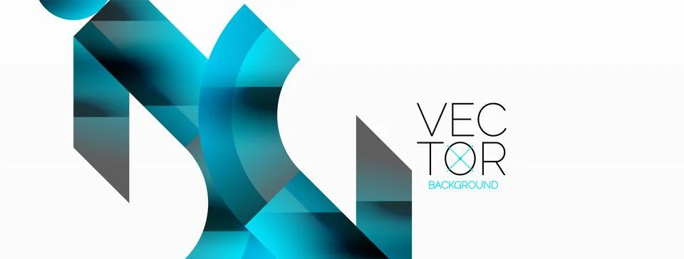 Glossy circle, square, triangle shapes minimalist geometric backdrop. Sleek 스톡 일러스트