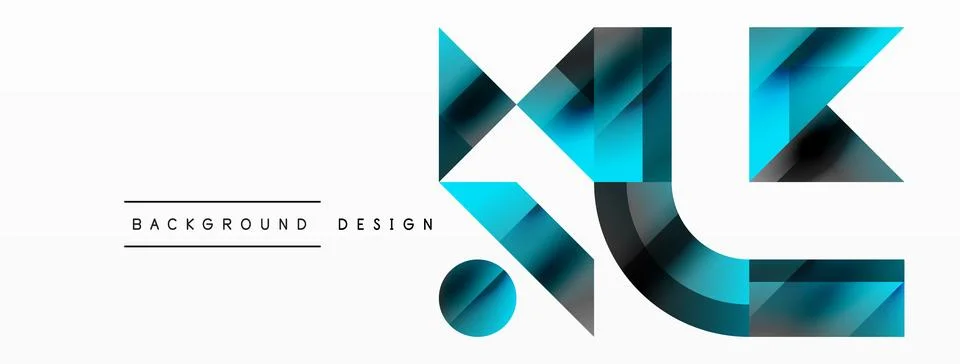 Glossy circle, square, triangle shapes minimalist geometric backdrop. Sleek 스톡 일러스트