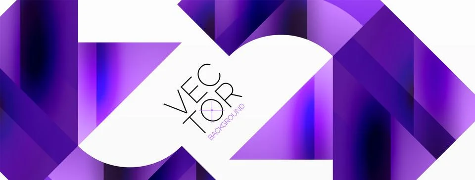Glossy circle, square, triangle shapes minimalist geometric backdrop. Sleek Stock Illustration