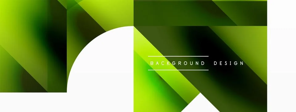 Glossy circle, square, triangle shapes minimalist geometric backdrop. Sleek 库存插图
