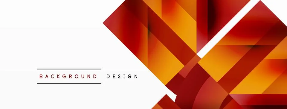 Glossy circle, square, triangle shapes minimalist geometric backdrop. Sleek Stock Illustration