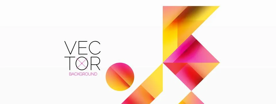 Glossy circle, square, triangle shapes minimalist geometric backdrop. Sleek 스톡 일러스트