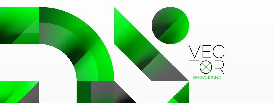 Glossy circle, square, triangle shapes minimalist geometric backdrop. Sleek イラスト素材