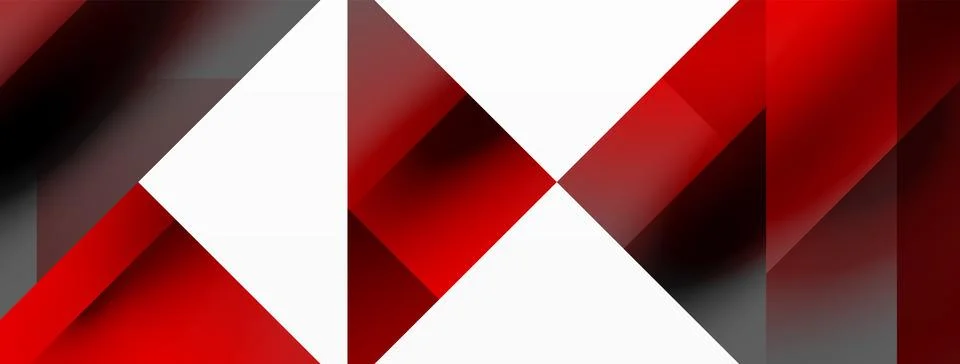 Glossy circle, square, triangle shapes minimalist geometric backdrop. Sleek イラスト素材
