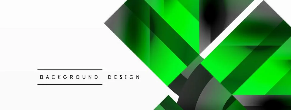 Glossy circle, square, triangle shapes minimalist geometric backdrop. Sleek Stock Illustration