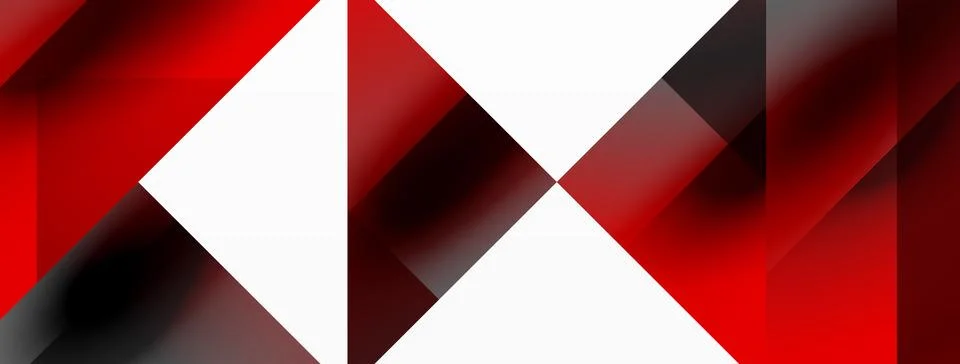 Glossy circle, square, triangle shapes minimalist geometric backdrop. Sleek 库存插图