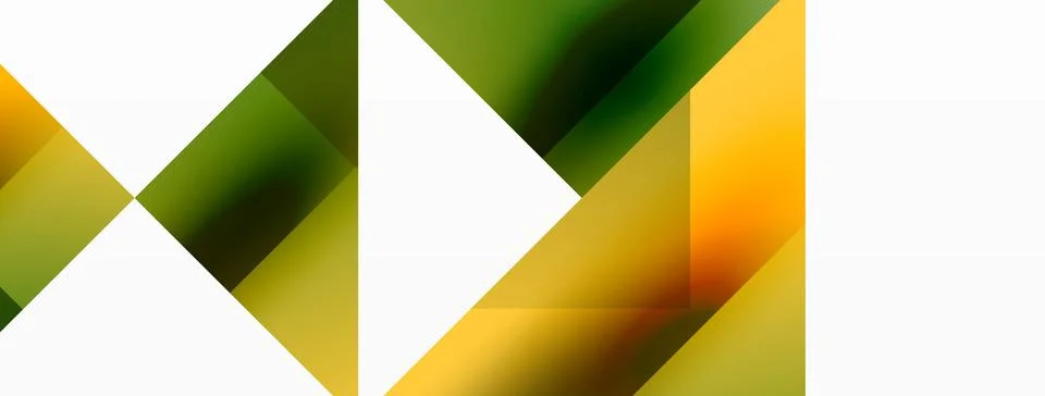 Glossy circle, square, triangle shapes minimalist geometric backdrop. Sleek イラスト素材