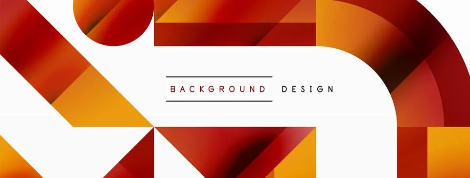 Glossy circle, square, triangle shapes minimalist geometric backdrop. Sleek イラスト素材