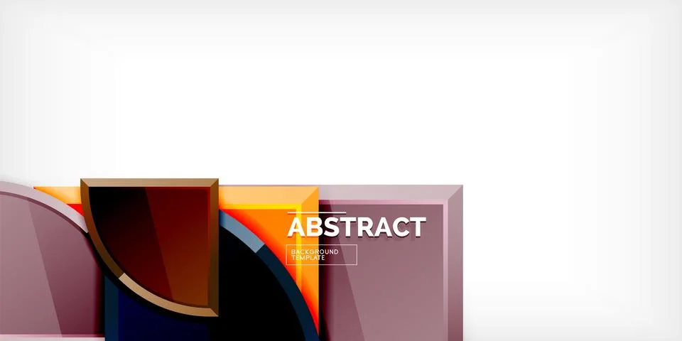 Glossy circles geometric background. Vector Illustration For Wallpaper, Banner 스톡 일러스트