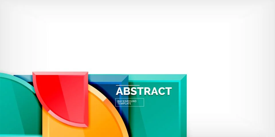 Glossy circles geometric background. Vector Illustration For Wallpaper, Banner イラスト素材