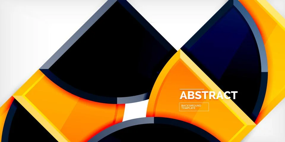 Glossy circles geometric background. Vector Illustration For Wallpaper, Banner Stockillustratie